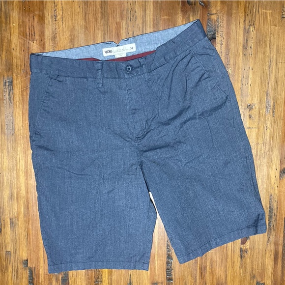 Vans of The Wall Chino Shorts Mens 32 Flat Front Slash Pocket Cotton Blend - Picture 1 of 6
